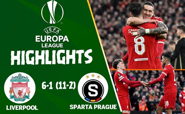Video cúp C2 Liverpool vs Sparta Prague: Vỡ vụn sau 14 phút 