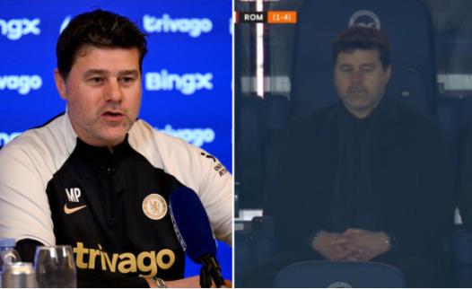 Huan luyen vien cua Chelsea Mauricio Pochettino da giai thich ly do ong co mat tren san Amex de theo doi tran Brighton vs Roma o Europa League. 