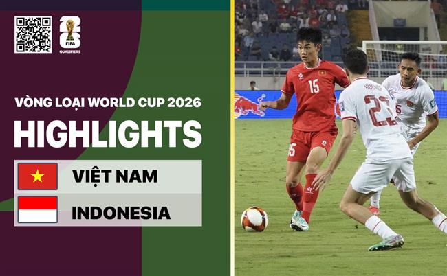 Highlights Việt Nam - Indonesia | Thua đau! | VL World Cup 2026