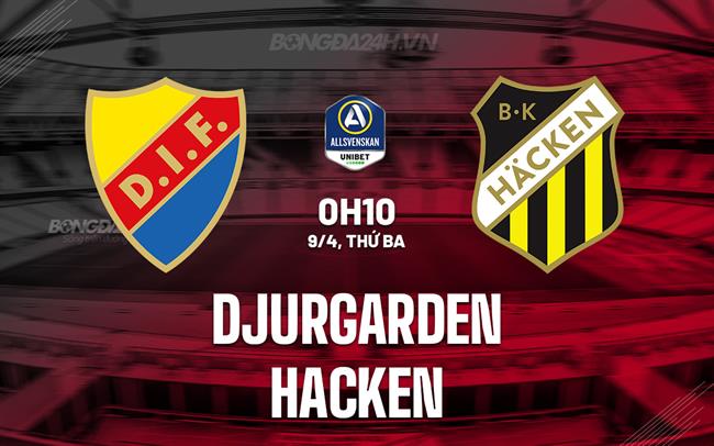 Nhận định Djurgarden vs Hacken 0h10 ngày 9/4 (VĐQG Thụy Điển 2024)
