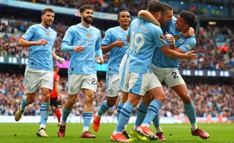 Man City dang dan dau tren BXH Ngoai hang Anh