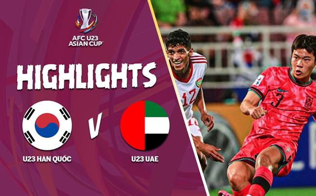 Video tổng hợp: U23 Hàn Quốc - U23 UAE (Bảng B U23 châu Á 2024)