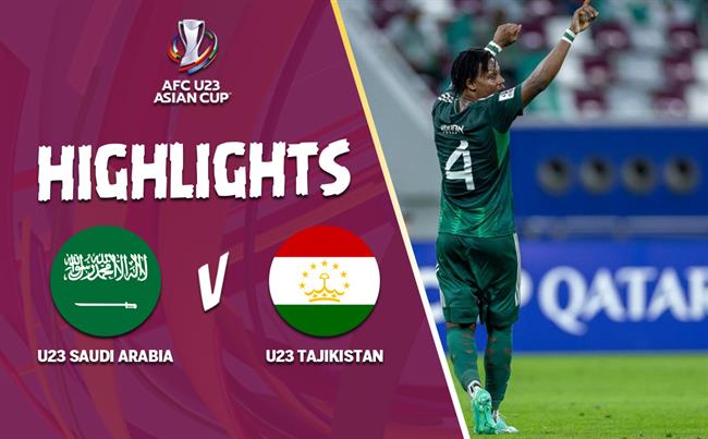 Video tổng hợp: U23 Saudi Arabia - U23 Tajikistan (Bảng C U23 châu Á 2024)