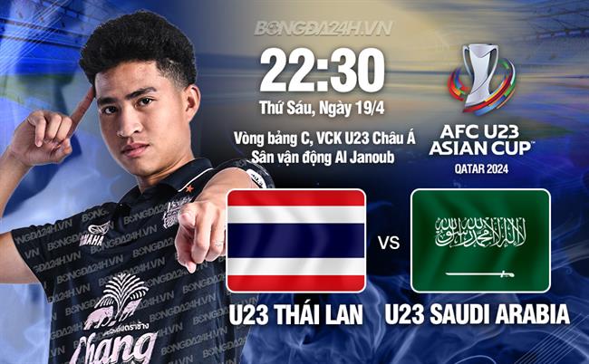 Nhận định U23 Thái Lan vs U23 Saudi Arabia (22h30 ngày 19/4): Khó có bất ngờ