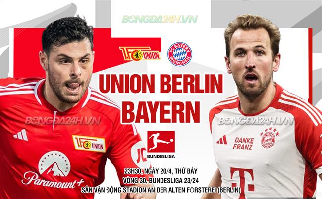 Nhận định Union Berlin vs Bayern (23h30 ngày 20/04): Chờ mưa bàn thắng