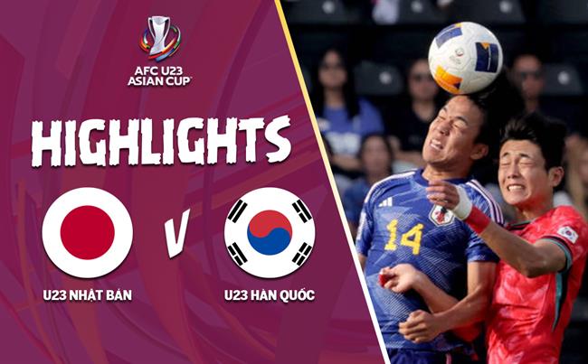 Highlights U23 Nhật Bản - U23 Hàn Quốc | Các "Oppa" giành ngôi đầu | Bảng B U23 châu Á 2024