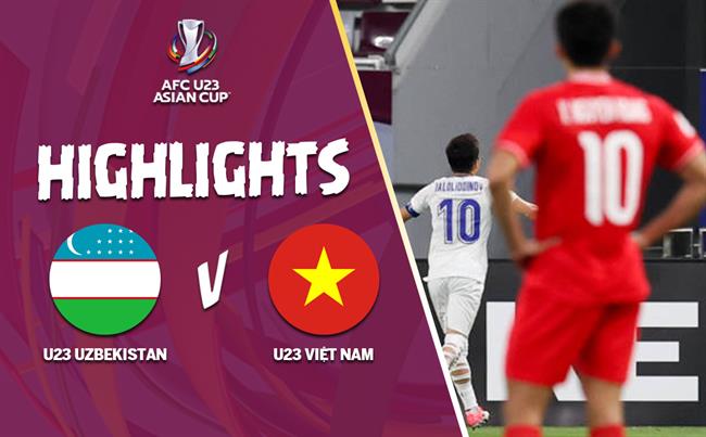 Video tổng hợp: U23 Việt Nam - U23 Uzbekistan (Bảng D U23 châu Á 2024)