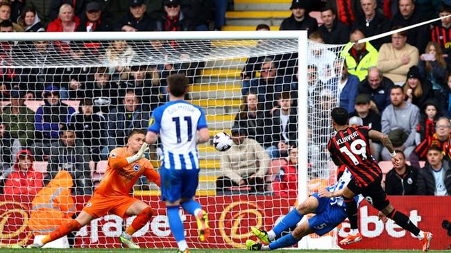 Brighton thua 0-3 truoc Bournemouth 