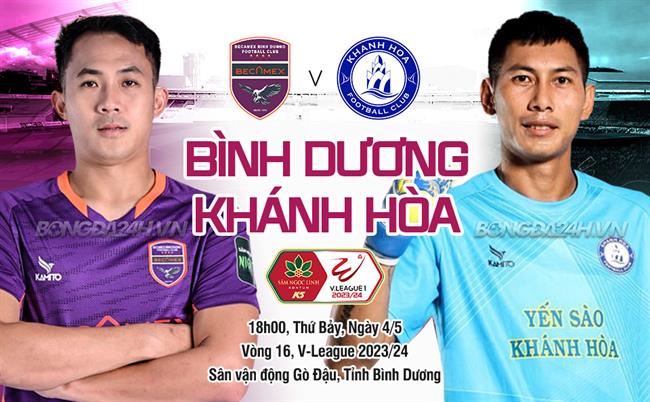 Nhận định Bình Dương vs Khánh Hòa (18h00 ngày 04/5): Tìm lại niềm vui