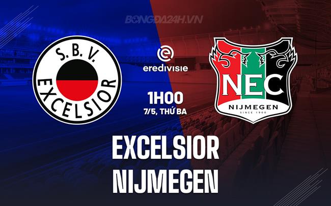 Nhận định Excelsior vs Nijmegen 1h00 ngày 7/5 (VĐQG Hà Lan 2023/24)