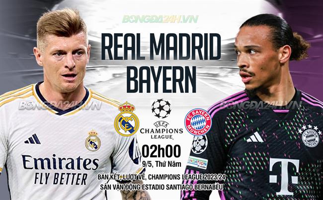 Real Madrid 2-1 (4-3) Bayern Munich: Ngược dòng khó tin, huyền thoại Champions League vào chung kết