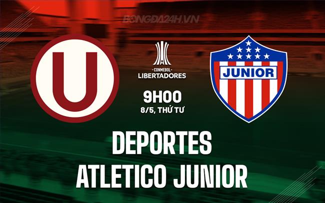 Nhận định Universitario vs Atletico Junior 9h00 ngày 8/5 (Copa Libertadores 2024)
