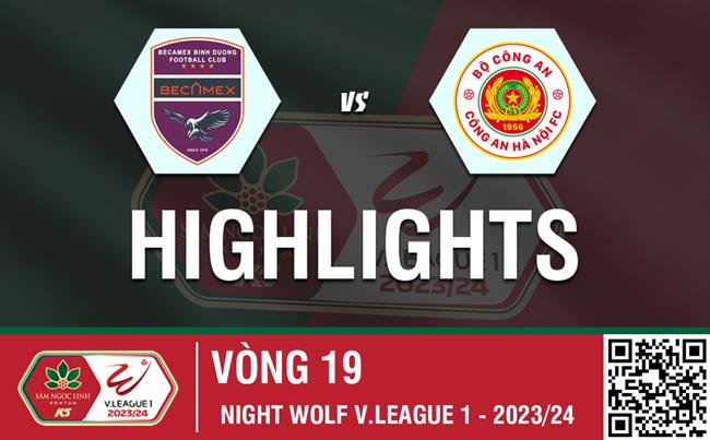 Highlights Bình Dương - CAHN | Đội khách thua tan nát | Vòng 19 V-League 2023/24