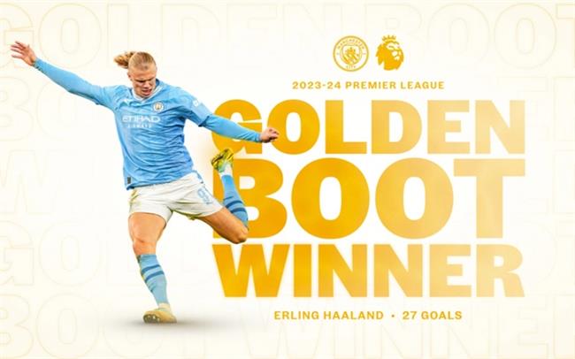 Haaland nhận danh hiệu cá nhân cao quý sau chiến thắng của Man City