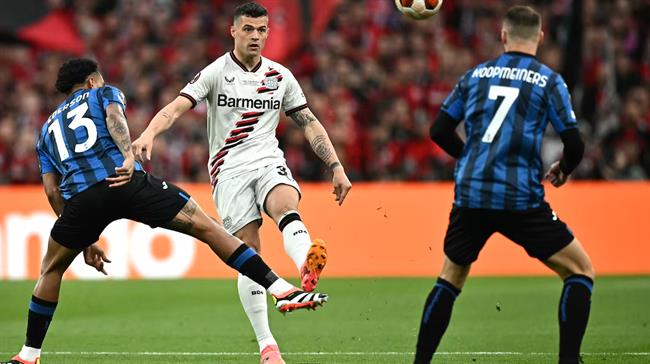 Granit Xhaka thất vọng sau thất bại ở trận chung kết Europa League