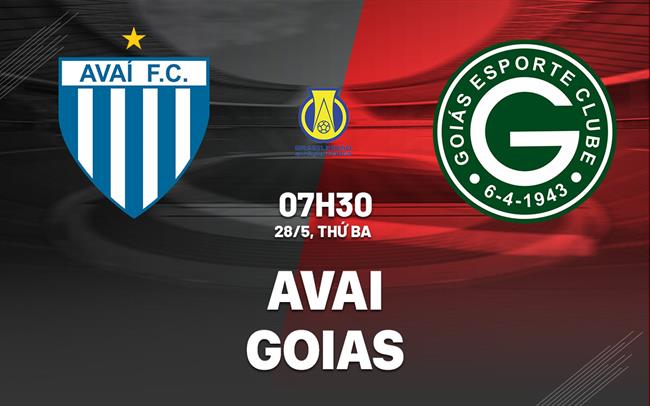 Nhận định bóng đá Avai vs Goias 7h30 ngày 28/5 (Hạng 2 Brazil 2024)