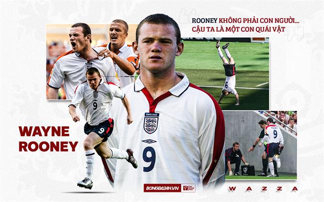 Wayne Rooney: "Con bò điên" đầy khiếp hãi của tuyển Anh tại EURO 2004