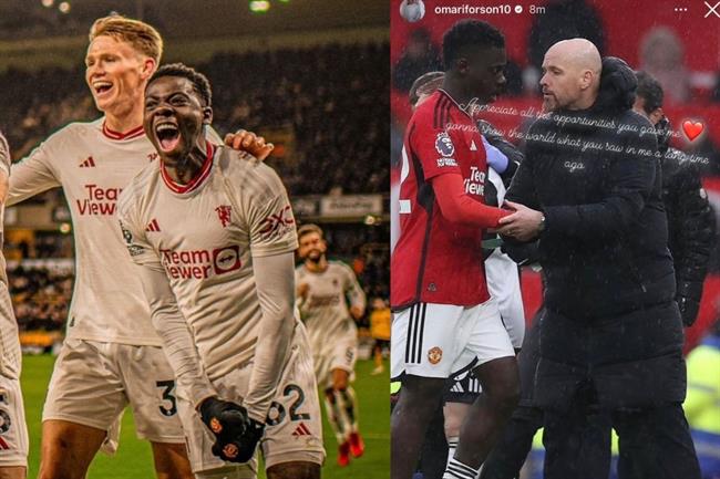 Omari Forson lên tiếng cảm ơn HLV Erik ten Hag Omari Forson len tieng cam on HLV Erik ten Hag
