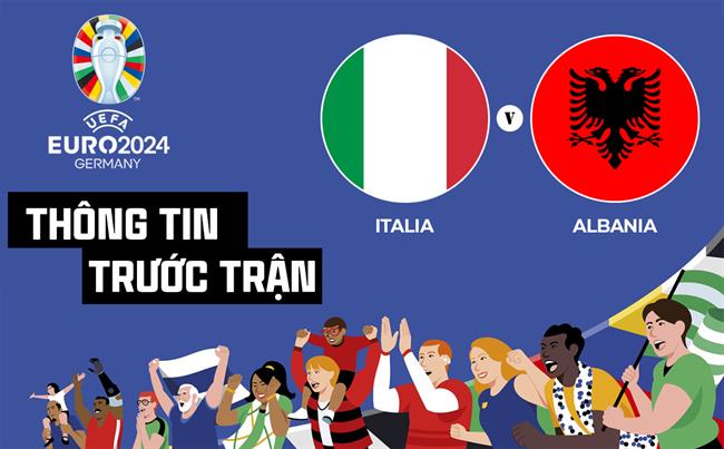 Thong tin truoc tran Italia vs Albania (Bang B Euro 2024)
