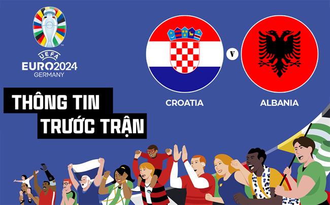 Thông tin trước trận đấu Croatia vs Albania (Bảng B Euro 2024) ngày 19/6