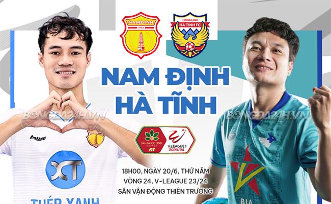 Nhận định Nam Định vs Hà Tĩnh (18h00 ngày 20/6): Khó có bất ngờ