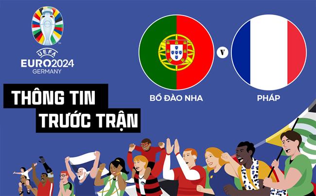 Thông tin trước trận Bồ Đào Nha vs Pháp (Tứ kết Euro 2024) Thong tin truoc tran Bo dao Nha vs Phap (Tu ket Euro 2024)