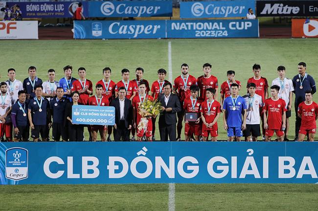 The Cong Viettel ve dich voi vi tri thu ba o Cup quoc gia 2023/24