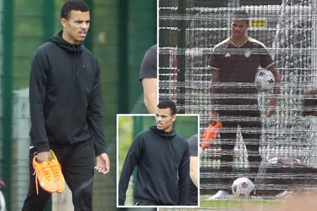 Mason Greenwood tập luyện ở thành phố Manchester Mason Greenwood tap luyen o thanh pho Manchester