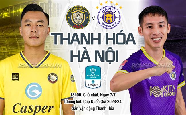 Nhận định Thanh Hoá vs Hà Nội (18h00 ngày 7/7): Đọ tài năng, so bản lĩnh 