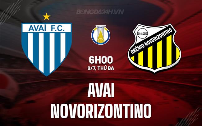 Nhận định Avai vs Novorizontino 6h00 ngày 9/7 (Hạng 2 Brazil 2024)