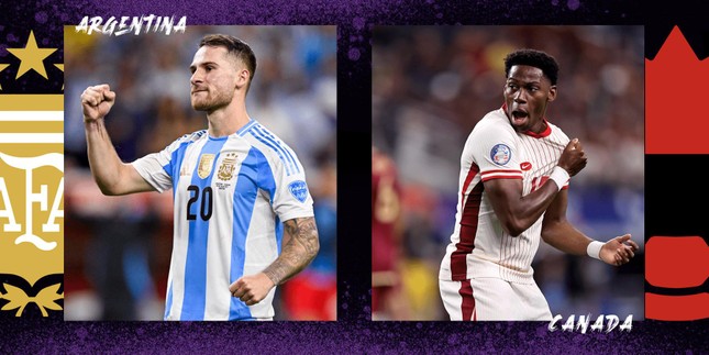 Trực tiếp kết quả Argentina vs Canada 7h00 ngày 10/7 (Copa America 2024)