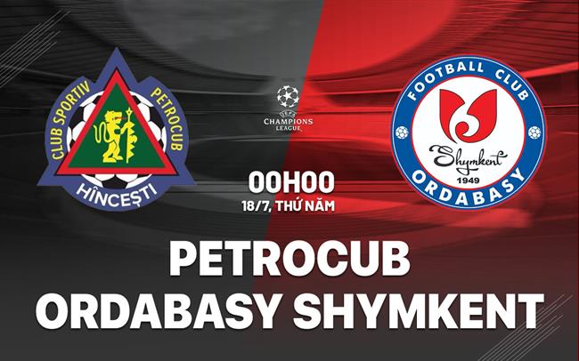 Nhận định bóng đá Petrocub vs Ordabasy 0h00 ngày 18/7 (Champions League 2024/25)