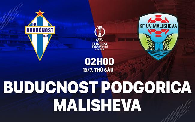 Nhận định Buducnost Podgorica vs Malisheva 2h00 ngày 19/7 (Conference League 2024/25)