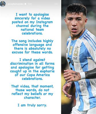 LĐBĐ Pháp kiện LĐBĐ Argentina sau hành động của Enzo Fernandez 1