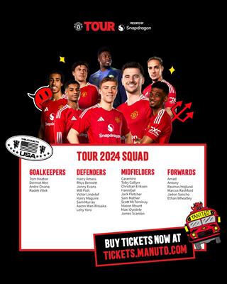 Đội hình MU du đấu Mỹ Sancho có tên, Malacia vắng mặt 1 Đội hình MU du đấu Mỹ Sancho có tên, Malacia vắng mặt 1