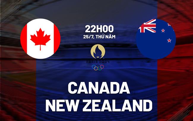 Nhận định nữ Canada vs nữ New Zealand 22h00 ngày 25/7 (Olympic 2024)