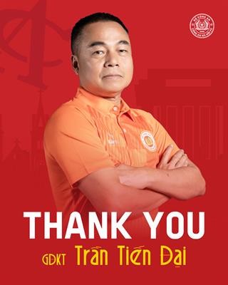 Giám đốc kỹ thuật Trần Tiến Đại chia tay CLB Công an Hà Nội 1