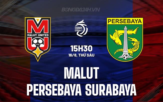 Nhận định Malut vs Persebaya Surabaya 15h30 ngày 16/8 (VĐQG Indonesia 2024/25)