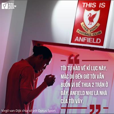 VIDEO Van Dijk vẫn khó chịu dù chỉ để thua 2 trong 100 trận ở Anfield 1