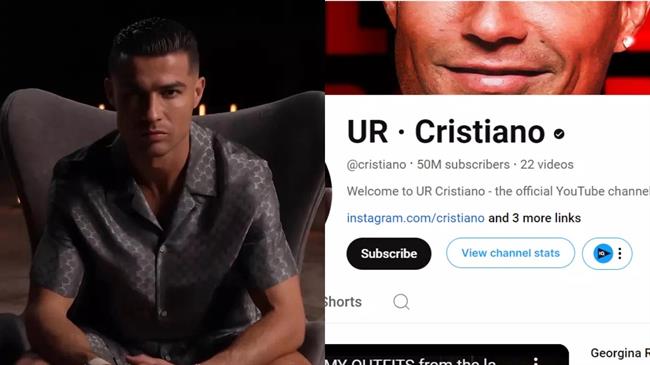 Cristiano Ronaldo cán mốc 50 triệu người theo dõi trên YouTube 1