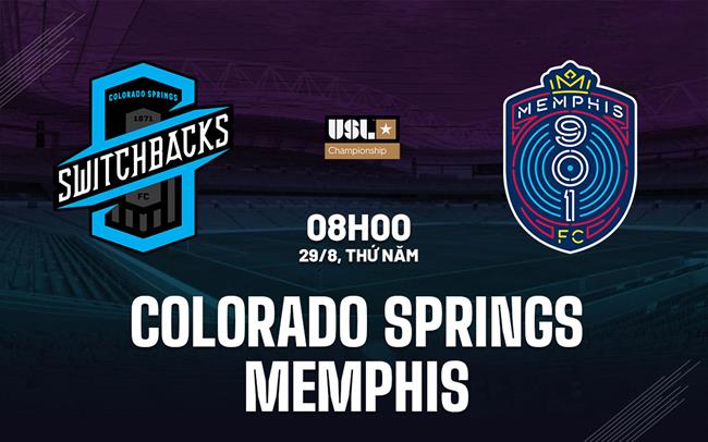 Nhận định Colorado Springs Switchbacks vs Memphis 8h00 ngày 29/8 (Hạng nhất Mỹ 2024)