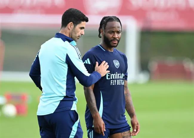 Raheem Sterling làm việc cùng Mikel Arteta ở Arsenal Raheem Sterling lam viec cung Mikel Arteta o Arsenal