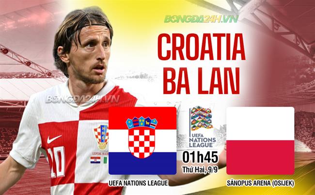 Croatia vs Ba Lan