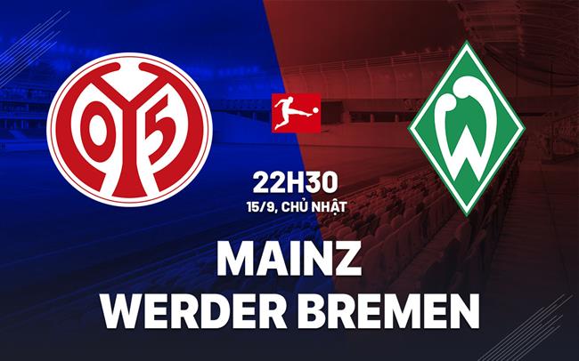 Nhận định Mainz vs Werder Bremen 22h30 ngày 15/9 (Bundesliga 2024/25)