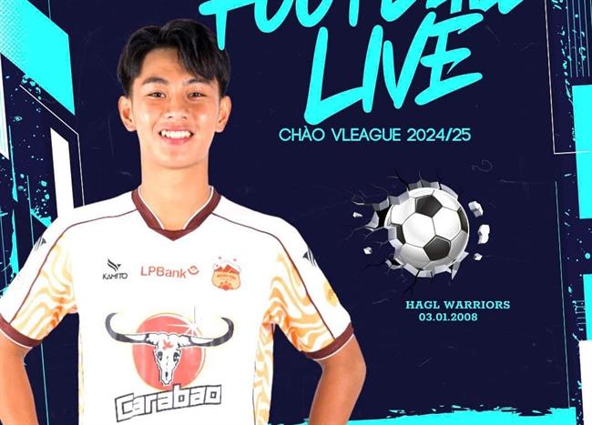 Sao mai 16 tuổi phá kỷ lục V.League sau khi ghi bàn cho HAGL