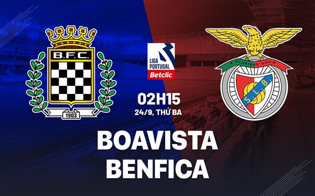Nhận định Boavista vs Benfica 2h15 ngày 24/9 (VĐQG Bồ Đào Nha 2024/25)