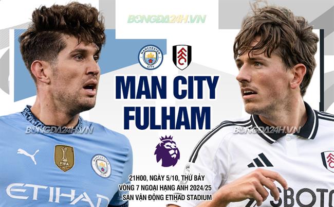 Nhận định Man City vs Fulham (21h00 ngày 5/10): Miếng mồi quen thuộc