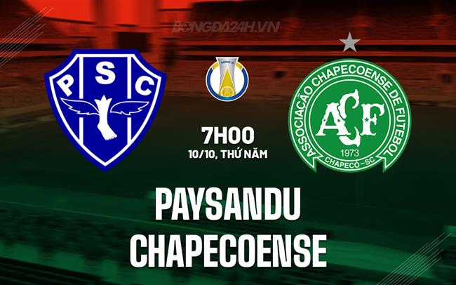 Paysandu vs Chapecoense Paysandu vs Chapecoense