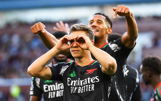 Phong cách ăn mừng bàn thắng của Leandro Trossard tại Arsenal Phong cach an mung ban thang cua Leandro Trossard tai Arsenal