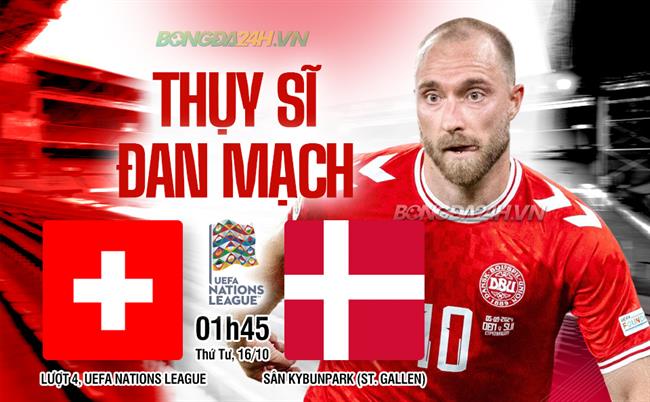 Thụy Sĩ vs Đan Mạch Thuy Si vs dan Mach
